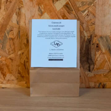 sachet de copeaux de savons ménager nature en papier kraft