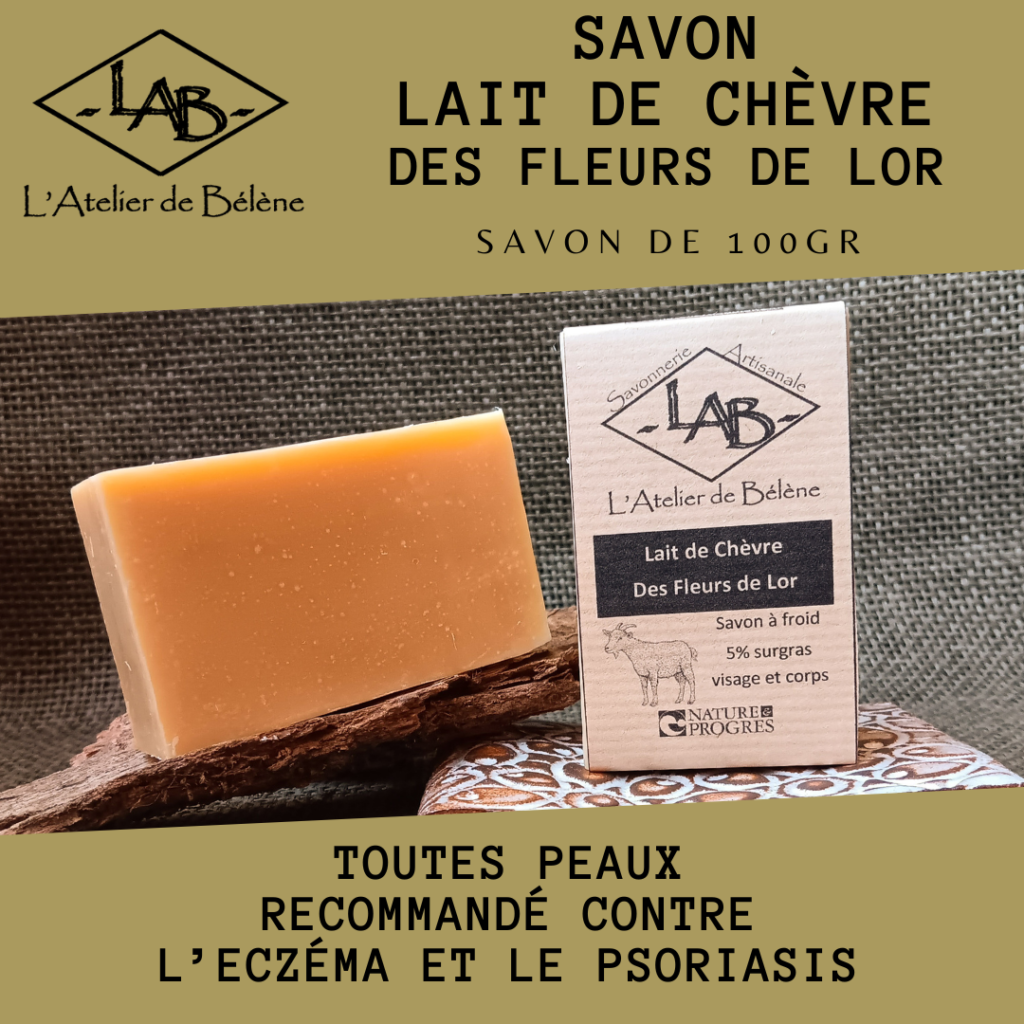 savons naturels au lait de chèvre savon-artisanal-ingredients-locaux