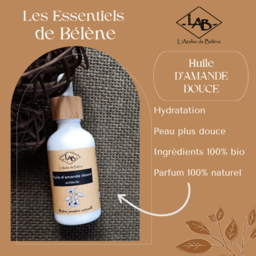 Huile d’Amande Douce Bio (Matière première) – Image 2