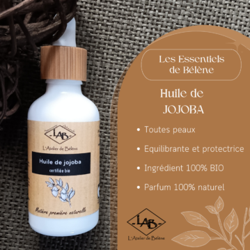 Huile de jojoba BIO L'Atelier de Bélène Matière première