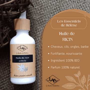 Huile végétale de ricin BIO