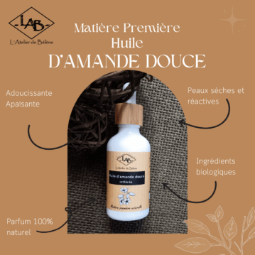 Huile d’Amande Douce Bio (Matière première) – Image 2