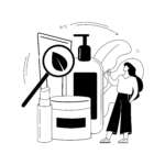 Organic cosmetics abstract concept vector illustration. FAQ cosmétiques bio artisanaux L’Atelier de Bélène