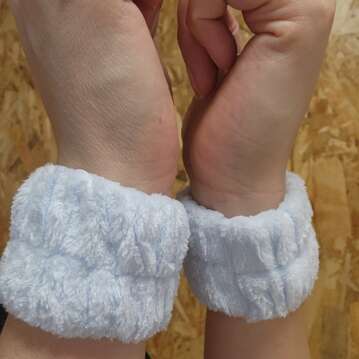 Bracelets absorbants pour lavage du visage